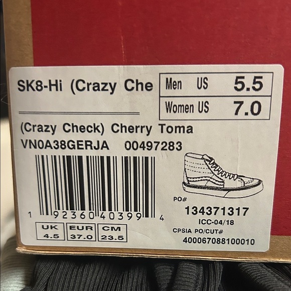 Women’s high top vans - Picture 7 of 7